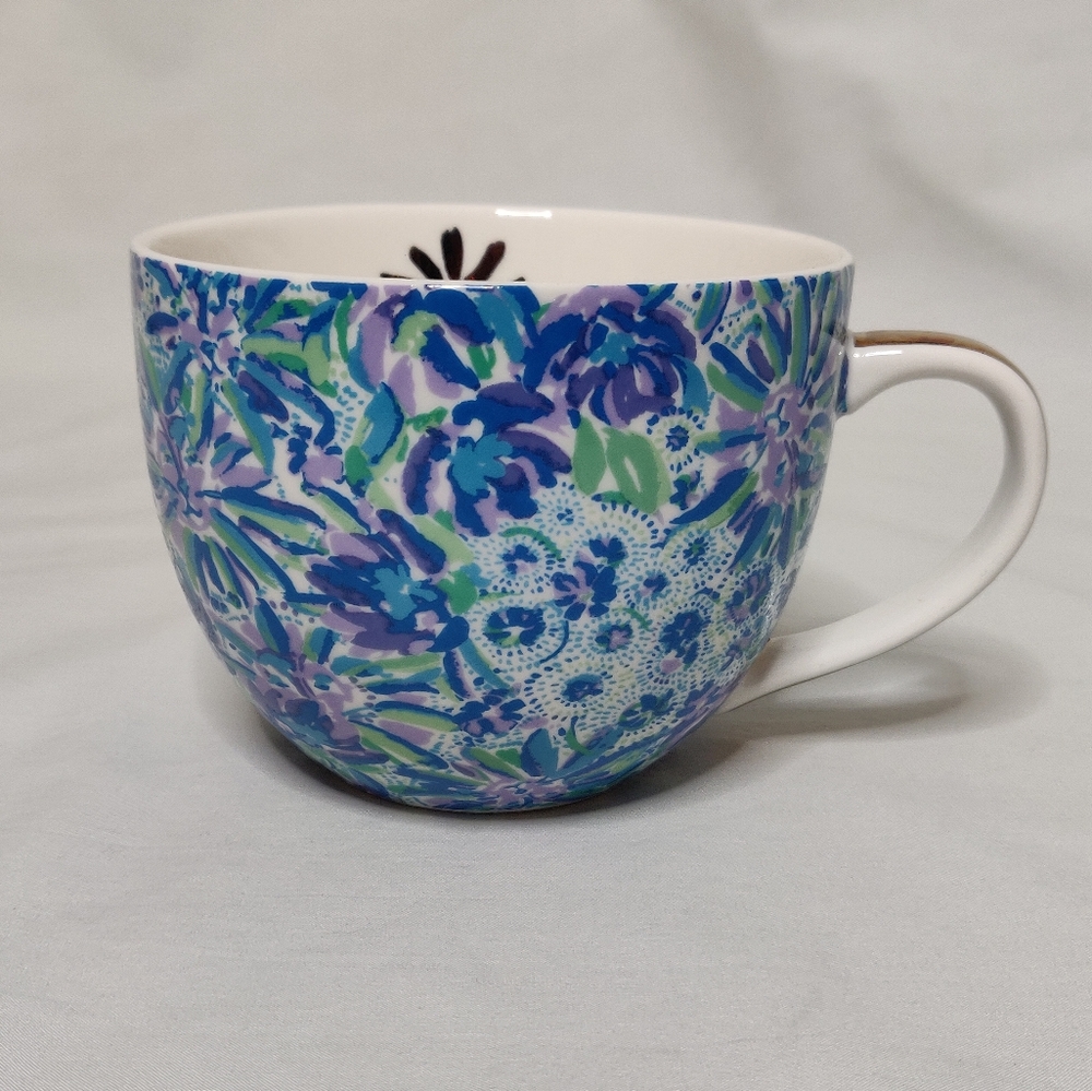 Lilly Pulitzer Lion Around Floral Mug